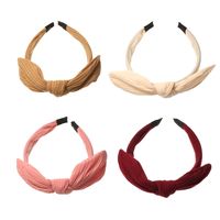 Wholesale Jewelry Solid Color Wide-brim Children's Headband Nihaojewelry main image 7