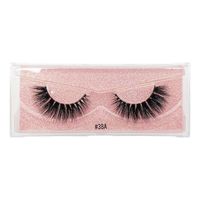 Nihaojewelry 1 Pair Of Real Mink Hair Natural Thick Eyelashes Wholesale sku image 9