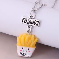Nihaojewelry Jewelry Wholesale Korean Fashion French Fries Pendent Necklace sku image 1