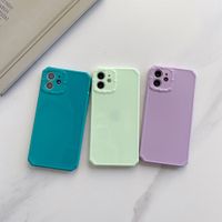 Wholesale Simple Diamond-shaped Heart Octagonal Transparent Mobile Phone Case Nihaojewelry main image 3