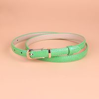 Wholesale Multicolor Thin Pu Leather Belt Nihaojewelry sku image 3