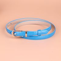 Wholesale Multicolor Thin Pu Leather Belt Nihaojewelry sku image 4