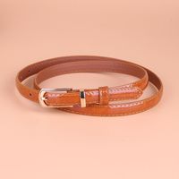 Wholesale Multicolor Thin Pu Leather Belt Nihaojewelry sku image 7