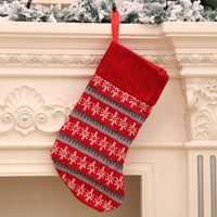 Wholesale New Knitted Star Deer Christmas Tree Christmas Stocking Nihaojewelry sku image 1