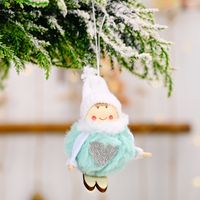 Wholesale Christmas Plush Ball Doll Pendant Decoration Nihaojewelry sku image 3