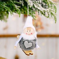 Wholesale Christmas Plush Ball Doll Pendant Decoration Nihaojewelry sku image 4