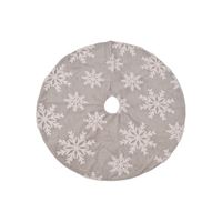 Wholesale Jacquard Snowflake Tree Skirt Christmas Decoration Nihaojewelry sku image 1