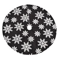 Wholesale Jacquard Snowflake Tree Skirt Christmas Decoration Nihaojewelry sku image 3