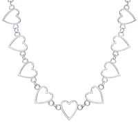 Wholesale New Creative Butterfly Heart Chain Necklace Nihaojewelry sku image 2