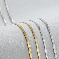 Titanium Steel 18K Gold Plated Fashion Plating Geometric Necklace main image 4