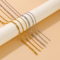 Fashion Geometric Titanium Steel 18K Gold Plated Bracelets In Bulk main image 5