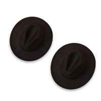 Wide-brimmed Sunscreen Fashion Black Jazz Hat Wholesale Nihaojewelry main image 4