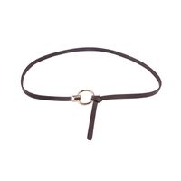 Women's New Korean Style Thin Belt With Dress Sweater Decorative Knotted Small Belt All-match Women's Round Buckle Belt main image 3