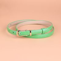 Wholesale Multicolor Thin Pu Leather Belt Nihaojewelry main image 5