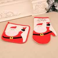 Wholesale New Christmas Microwave Glove Table Mat Nihaojewelry main image 4