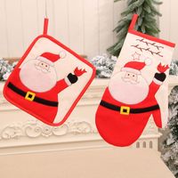 Wholesale New Christmas Microwave Glove Table Mat Nihaojewelry main image 5