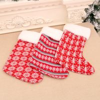 Wholesale New Large Socks Red And White Striped Christmas Socks Nihaojewelry main image 5