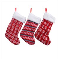 Wholesale New Large Socks Red And White Striped Christmas Socks Nihaojewelry main image 6
