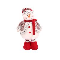 Cross-border New Arrival Large Retractable Standing Santa Claus Doll Christmas Decoration Christmas Gift main image 6