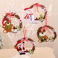 Wholesale New Wooden Rattan Garland Christmas Decorations Nihaojewelry main image 1