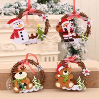 Wholesale New Wooden Rattan Garland Christmas Decorations Nihaojewelry main image 6