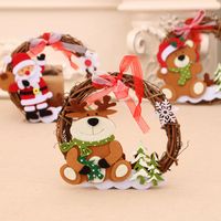 Wholesale New Wooden Rattan Garland Christmas Decorations Nihaojewelry main image 5