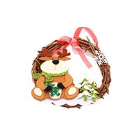 Wholesale New Wooden Rattan Garland Christmas Decorations Nihaojewelry main image 3