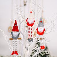 Wholesale Christmas Rudolph Hanging Legs Doll Pendant Decoration Nihaojewelry main image 1