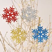 Wholesale New Snow Flakes A Pack Of 4 Colors Christmas Tree Decoration Nihaojewelry main image 1