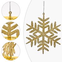 Wholesale Nouveaux Flocons De Neige Un Paquet De 4 Couleurs Décoration D&#39;arbre De Noël Nihaojewelry main image 5
