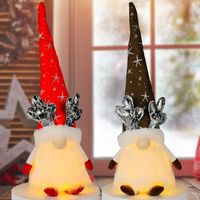 Wholesale New Sitting Posture Dolls With Lights Antlers Christmas Decorationsnihaojewelry main image 1