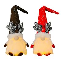 Wholesale New Sitting Posture Dolls With Lights Antlers Christmas Decorationsnihaojewelry main image 3
