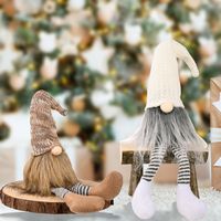 Cross-border New Christmas Decorations Faceless Baby Doll Hanging Leg Ornaments Nordic Forest Old Dwarf Rudolf main image 5