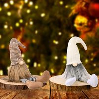 Cross-border New Christmas Decorations Faceless Baby Doll Hanging Leg Ornaments Nordic Forest Old Dwarf Rudolf main image 4