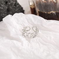Hollow Chain Open Adjustable Ring Wholesale Jewelry Nihaojewelry main image 5