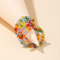 Simple Colorful Rice Bead Ring Wholesale Jewelry Nihaojewelry main image 1