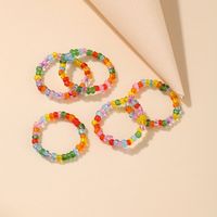Simple Colorful Rice Bead Ring Wholesale Jewelry Nihaojewelry main image 4