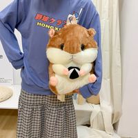 Cartoon Hamster Plush Hand Warmer Doll Bag Wholesale Nihaojewelry main image 5