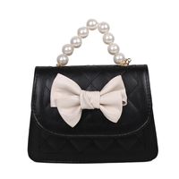 Simple Pearl Bow One Shoulder Messenger Small Bag Wholesale Nihaojewelry main image 3
