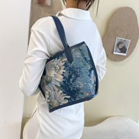 2021 New Plaid Handbag Simple Trendy Design Handbag Women's Small Bag Vegetable Basket Casual Bag Tote Bag main image 4