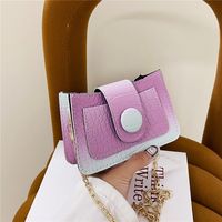 New Gradient Color Small Square Messenger Chain Bag Wholesale Nihaojewelry main image 1