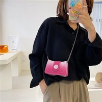 New Gradient Color Small Square Messenger Chain Bag Wholesale Nihaojewelry main image 6
