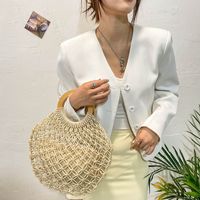 New Fashion Casual Straw Woven Handbag Wholesale Nihaojewelry main image 5