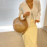 New Fashion Casual Straw Woven Handbag Wholesale Nihaojewelry main image 4