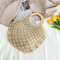 New Fashion Casual Straw Woven Handbag Wholesale Nihaojewelry main image 3