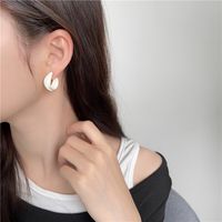 الجملة الكورية غير النظامية C على شكل سبائك أقراط Nihaojewelry main image 4