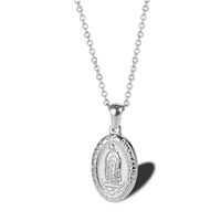 Wholesale Virgin Mary Gold-plated Titanium Steel Necklace Nihaojewelry main image 6