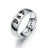 Wholesale Family Member Letters Stainless Steel Ring Nihaojewelry main image 3