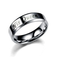 Wholesale Letters Couple Stainless Steel Ring Nihaojewelry main image 3