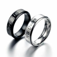 Wholesale Letters Couple Stainless Steel Ring Nihaojewelry main image 5